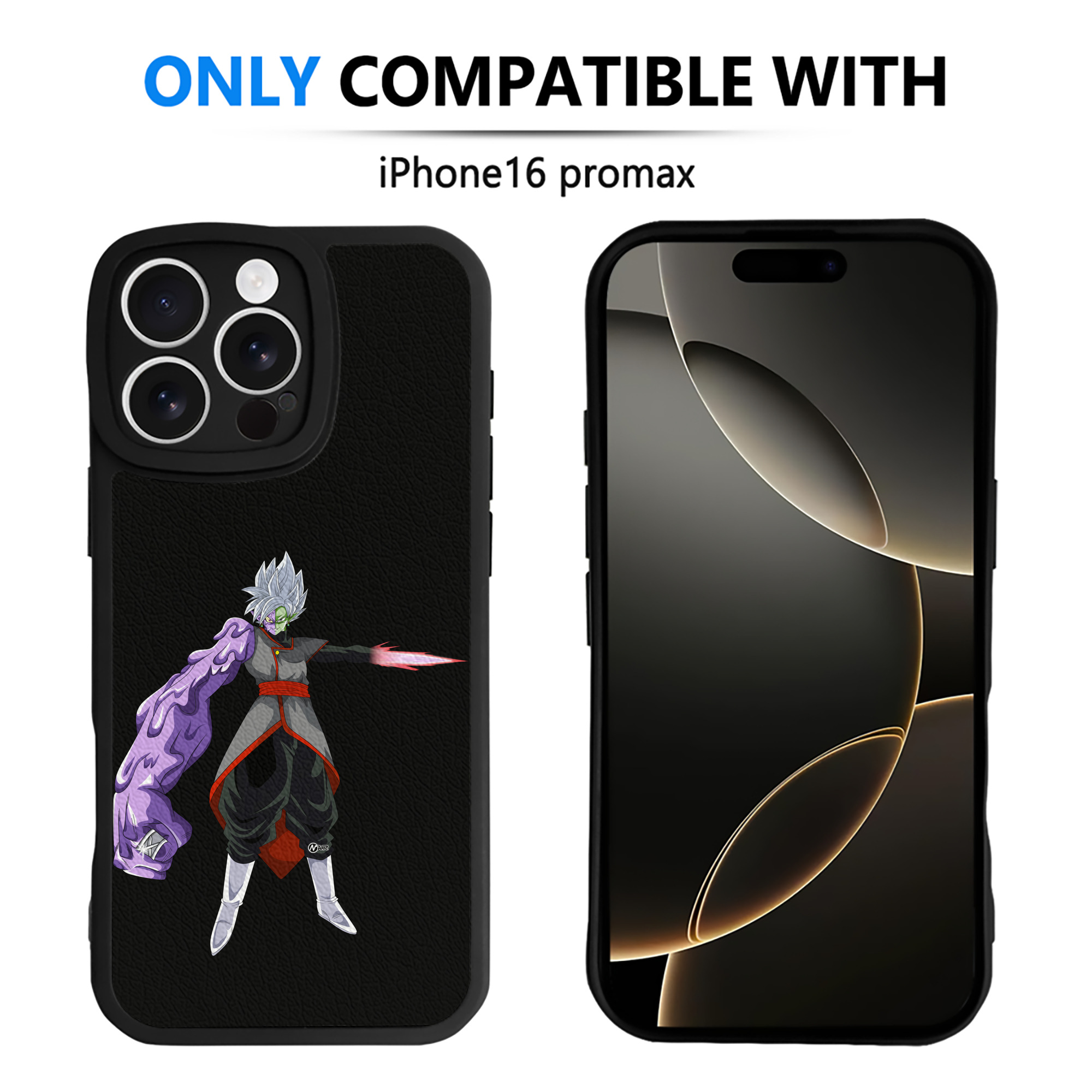 （画像用） ドラゴンボール DRAGON BALL 【iPhone 16シリーズ対応】シリコンスマホケース（レザー調） 材質：シリコン